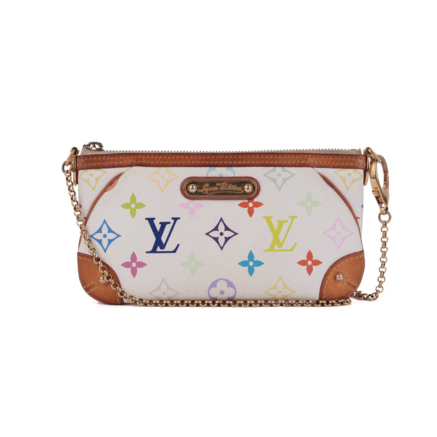 Louis vuitton multicolor milla clutch sale