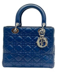 Lady Dior Medium Dark Blue