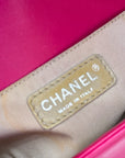 Chanel Small Boy Pink Lambskin Flap Bag