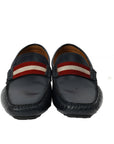 Driver Leather Loafers With Stripes