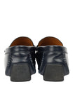 Driver Leather Loafers With Stripes