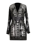 Balmain Sequence embellished mini dress Size 34