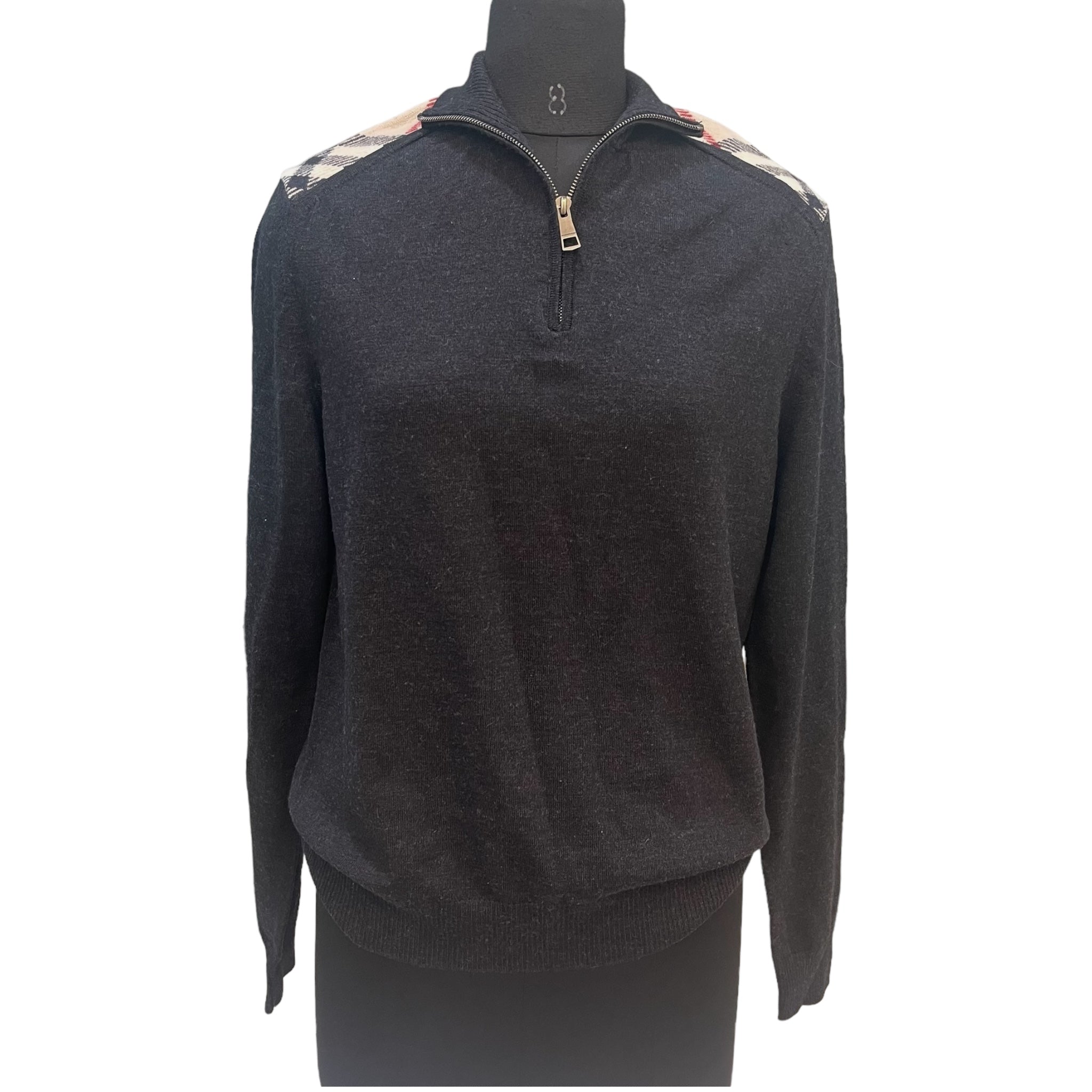 Burberry half zip sweater online