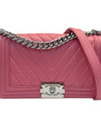 CHANEL PINK BOY BAG