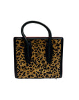 Christian Louboutin Paloma Leather Leopard Print Mini Tote Bag