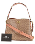 Coach Willow Shoulder Bag In Signature Canvas