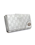 Guccissima Leather Interlocking G Continental Wallet