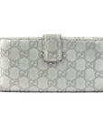 Guccissima Leather Interlocking G Continental Wallet