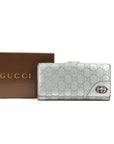 Guccissima Leather Interlocking G Continental Wallet