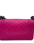 Chanel Small Boy Pink Lambskin Flap Bag