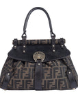 Fendi Zucca Magic Satchel Handbag