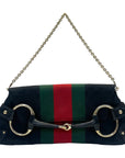 Gucci GG Supreme Canvas Horsebit Chain Handle Bag