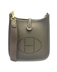 Hermes Mini Evelyne TPM Etoupe with GHW