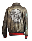 Gucci Ghost Skull Bomber Jacket Size 38