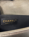 Chanel Bicolor Leather Small Boy Bag