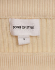 Song of Style beige shell middi skirt Size S