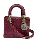 Small Lady Dior My ABCDior - Maroon