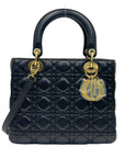 Christian Dior Lady Dior in Calfskin Medium