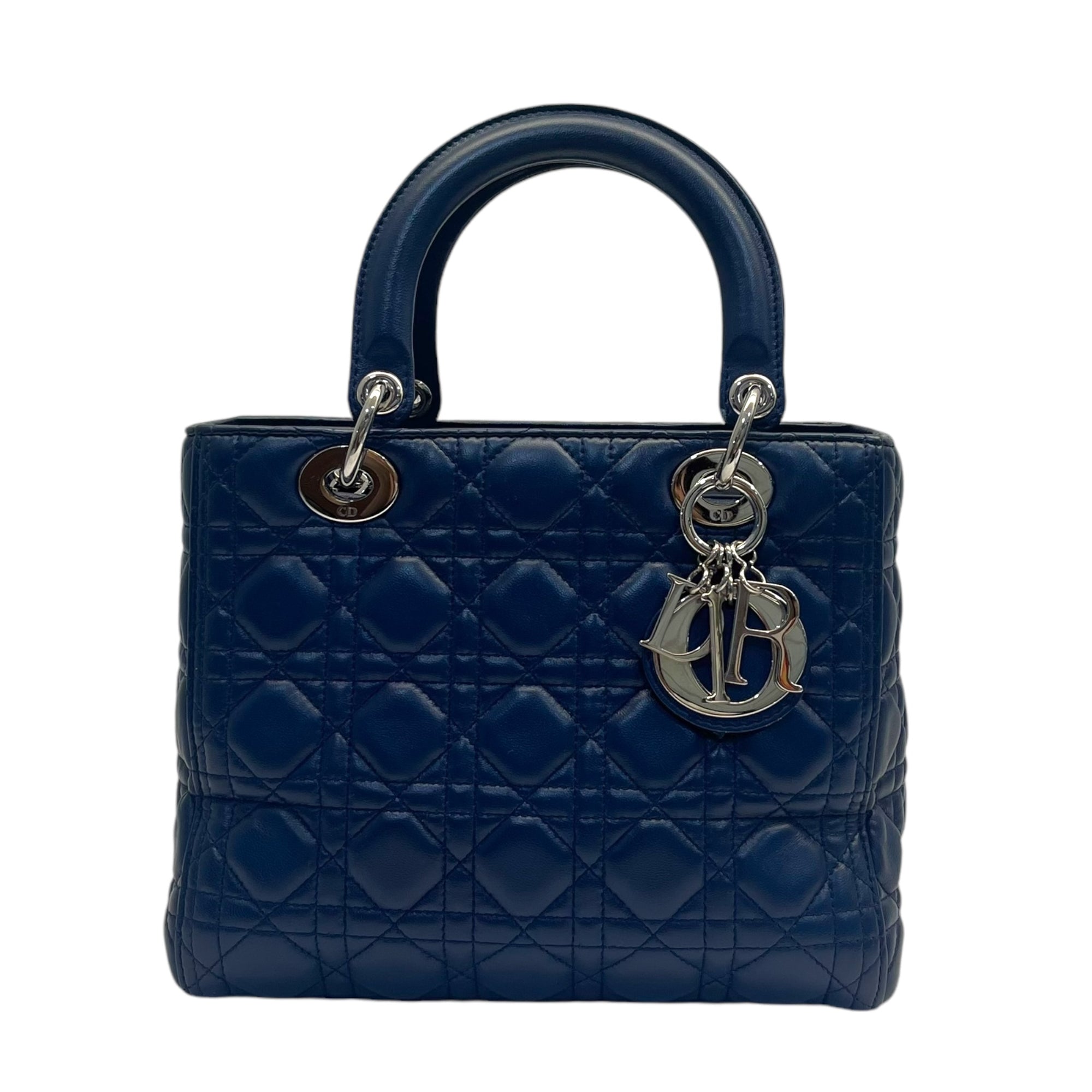 Lady Dior Medium Dark Blue