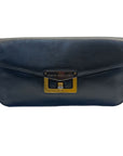 Marc by Marc Jacobs Black Leather Bianca Continental Clutch