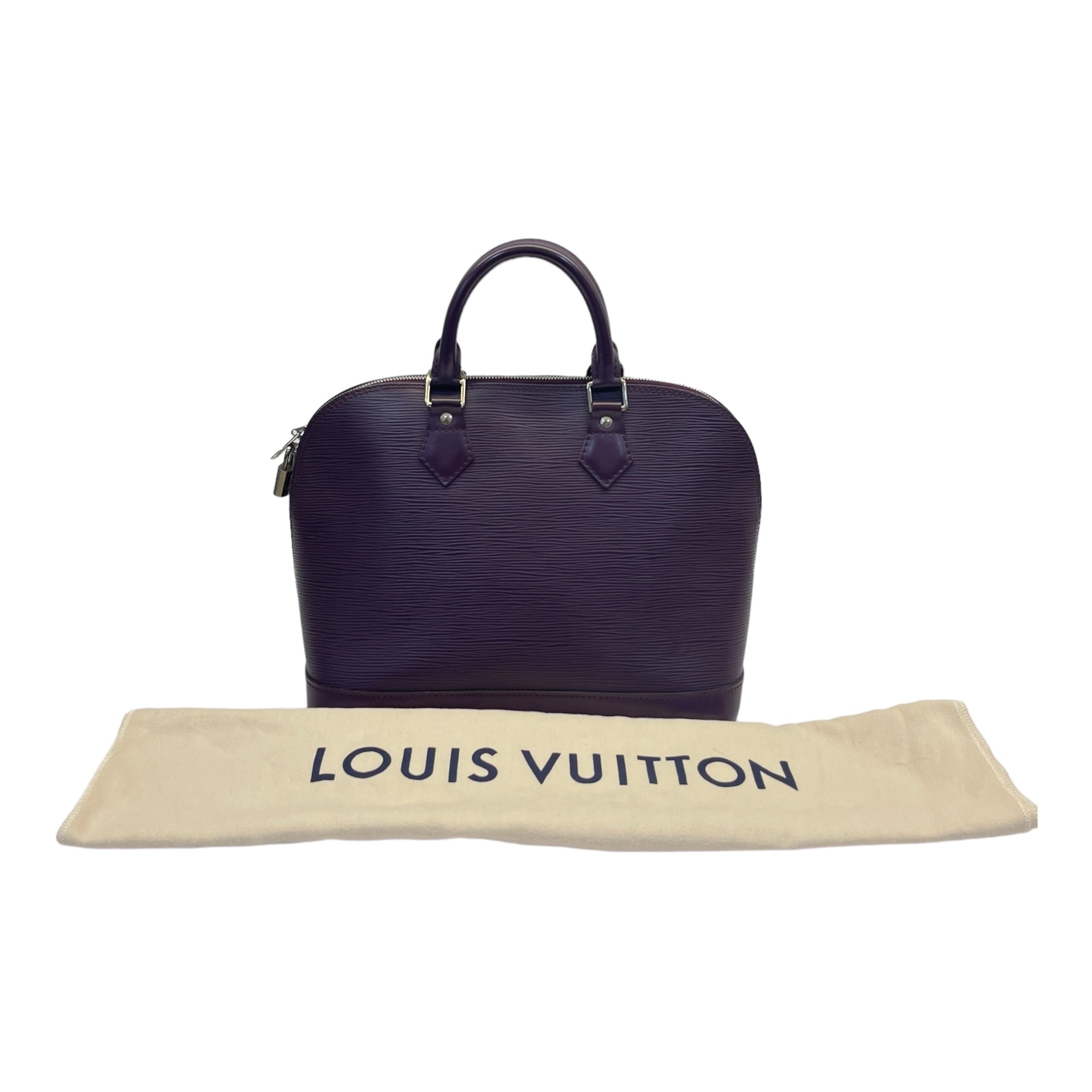 Louis Vuitton Purple Epi Leather Alma PM Bag