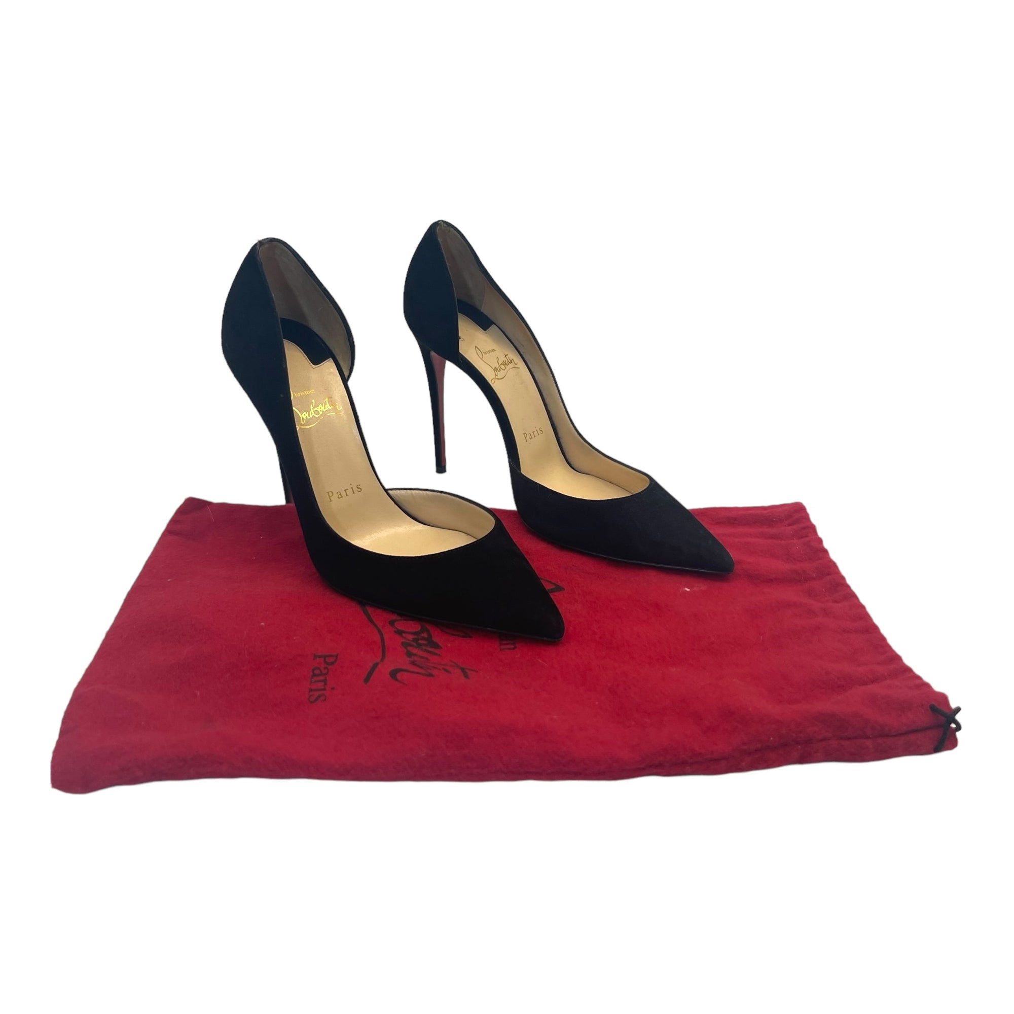 Christian Louboutin Iriza 100 Suede Pumps Size EU 38