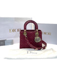 Small Lady Dior My ABCDior - Maroon