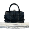 Coach Black Studded Satchel Bag