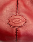 Tod's Pink Leather Media Shopper Tote