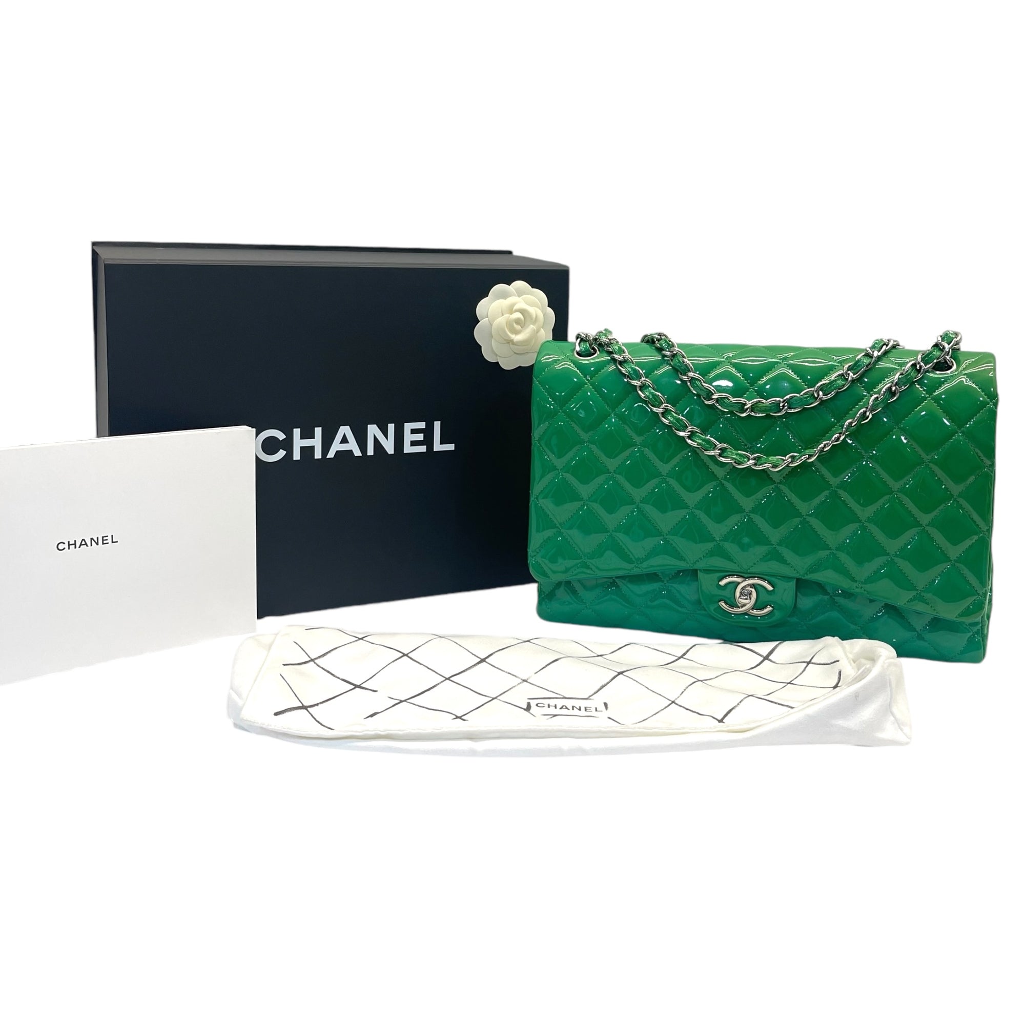 Chanel Double Flap in Patent Leather