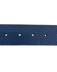 Gucci GG Blue Leather Belt