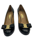 Salvatore Ferragamo Peep Toe Heels Size US 9.5