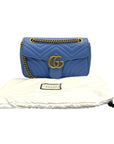 Gucci Leather GG Marmont Matelasse Shoulder Bag