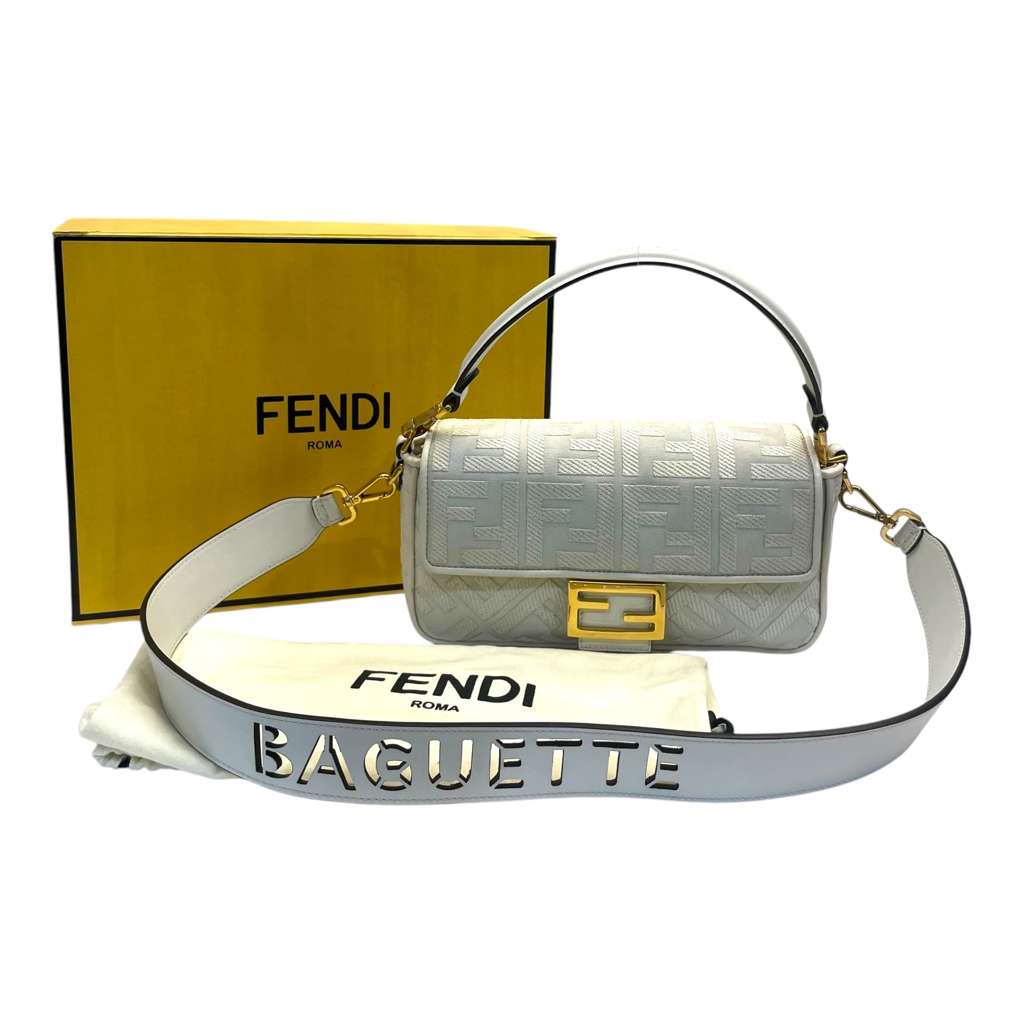 Fendi Baguette FF Jacquard