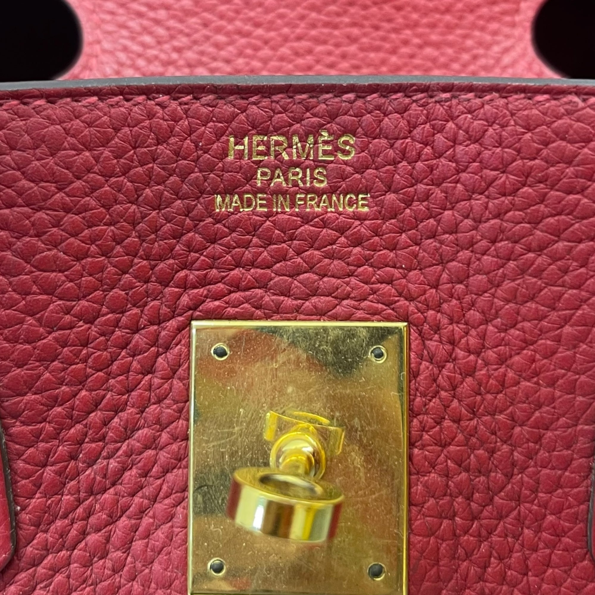 Hermes BIRKIN 35 Red with GHW