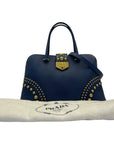 Prada Studded handbag blue