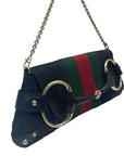 Gucci GG Supreme Canvas Horsebit Chain Handle Bag