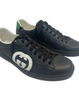 Gucci Interlocking G Tricolor Leather Low Top Sneakers EU 43.5