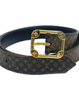 Louis Vuitton Malletier Belt Monogram Canvas Thin 75