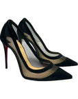 Christian Louboutin Black Mesh Pumps EU 37