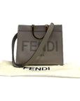 Fendi Sunshine Dove Gray Medium Tote Bag