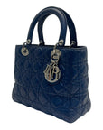 Lady Dior Medium Dark Blue