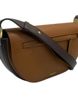 Calfskin Mini Two-Tone Olympia Shoulder Bag Warm Tan