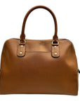 MICHAEL Michael Kors Brown Leather Large Sandrine Satchel