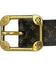 Louis Vuitton Malletier Belt Monogram Canvas Thin 75