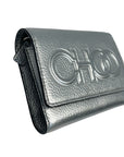 Jimmy Choo Silver Bifold Wallet