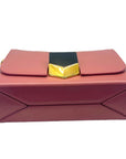 Jimmy Choo Pink Leather Lockett City Shoulder Bag