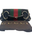 Gucci GG Supreme Canvas Horsebit Chain Handle Bag