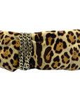 Jimmy Choo Leopard Print Calf Hair Sandra Clutch