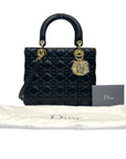 Christian Dior Lady Dior in Calfskin Medium